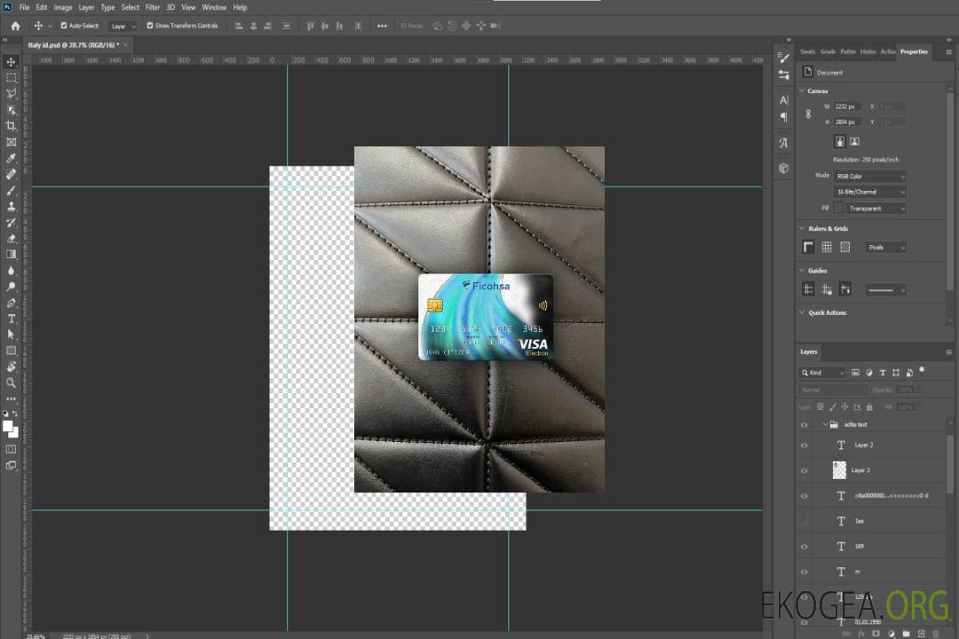 Nicaragua Banco Ficohsa banque visa carte électronique photolook , template